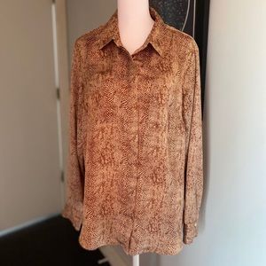 Snakeskin Blouse
